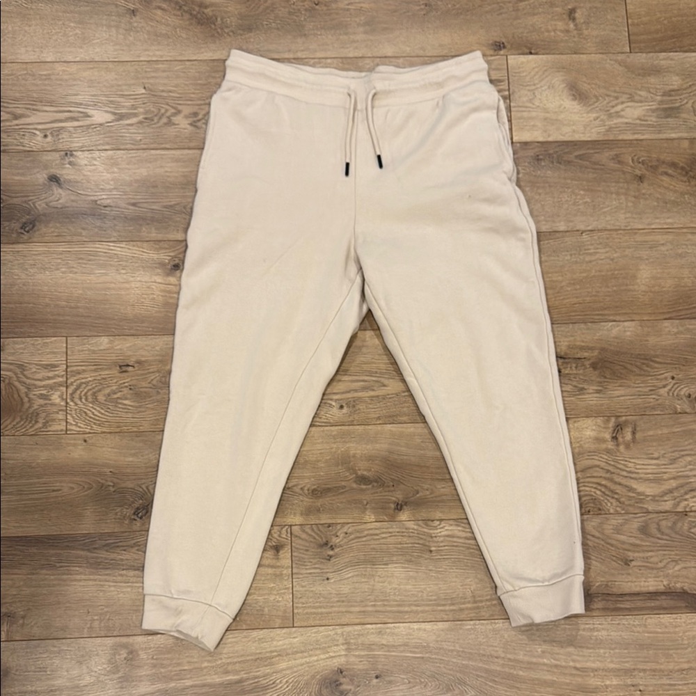 Fashion Nova Cream Sweatpants